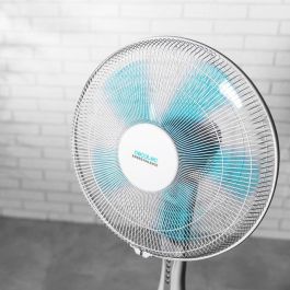 Cecotec EnergySilence 530 Power Connected Ventilador de Suelo con Aspas Azul, Blanco 50W