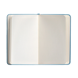 Antartik Cuaderno A6 Tapa Dura Hojas Cuadriculadas Azul Claro 100 Hojas 80gr FSC