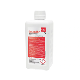 Desinclor Solución Clorhexidina 1% 500 mL Rosa 1Ud
