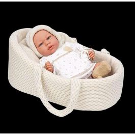 Muñeca elegance 40 cm andie beige c/capazo c/mecanismo lloro try me