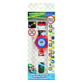 Lexibook Dmw050Ni Reloj Digital Mario Kart con Proyector de Imágenes, Mensajes y Pulsera Ajustable para Niños +3 Años