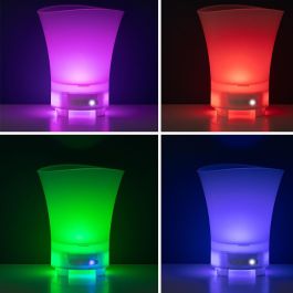 Cubitera LED con Altavoz Recargable Sonice InnovaGoods