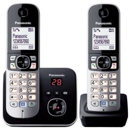 Panasonic KX-TG6822 Duo Teléfono inalámbrico contestador automático negro gris Precio: 94.79000003. SKU: B1CSZH96XY