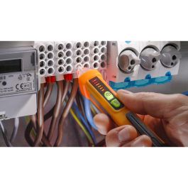 Pancontrol Probador de voltaje sin contacto y detector magnético, LED rojo y señal acústica, 100-600V, Cat III 1000V