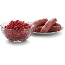 KitchenAid 5KSMMGA Picador de Carne de Metal para Robot de Cocina - Accesorio con 3 Discos de Acero Inoxidable Color Plata