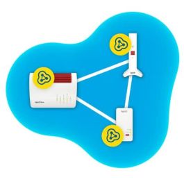 Fritz Repeater 3000 AX - Repetidor Wi-Fi 6, 4200 Mbps, Tribanda, 2 Puertos Gigabit, Blanco