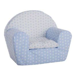 Sillon azul estrellas con cojin 44x34x53 cm Precio: 29.49999965. SKU: S2413258