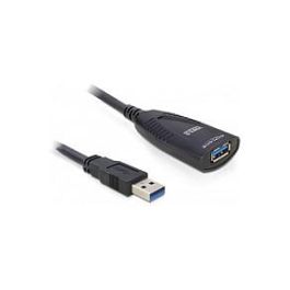 DeLOCK Cable de extensión USB 3.0 Activo 5m - USB 3.2 Gen 1 (3.1 Gen 1) - Macho a Hembra - Negro Precio: 31.0849. SKU: B12YRMBSMX