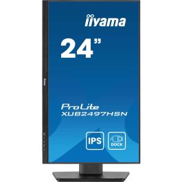 Iiyama Pantalla XUB2497HSN-B2 24" IPS Full HD USB-C Dock RJ45 Negro