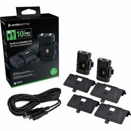 PDP Kit de Carga y Reproducción para Mando AUC0708056067175, Compatible con Xbox One y Series X|S - Negro