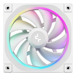 Deepcool FL12 WH-3 in 1 Ventilador 120mm Blanco Triple-Pack de 3 Unidades con Iluminación LED RGB