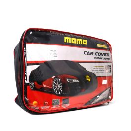 Momo Funda Cubre Coche Talla L 3 Capas MOMLCC3LL para Exterior Impermeable Resistente UV