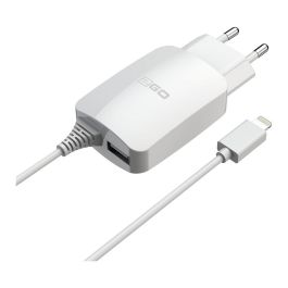 2GO 797166 Cargador de Pared 12W con Puerto Lightning y 1x USB, Cable de 1,4 m, Color Blanco Precio: 19.2753. SKU: B15YXSFJXH