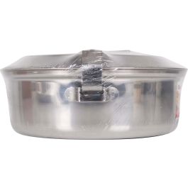 Quttin Fiambrera con Plato de Acero Inoxidable, 21 cm (6 Unidades)