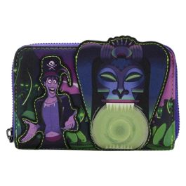 Loungefly Cartera Funko Disney Princesa y el Sapo Doctor Facilier con detalles que brillan en la oscuridad