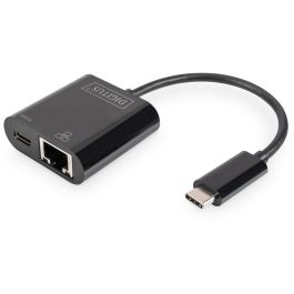 Digitus Adaptador USB Type-C Gigabit Ethernet con Soporte Power Delivery (PD)