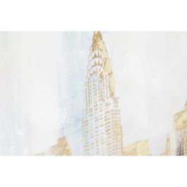 DKD Home Decor Cuadro Decorativo Loft New York Azul Dorado Ancho 80 cm Alto 60 cm Lienzo PS Set de 2 Unidades DKD Home Decor Cuadro Decorativo Loft New York Azul Dorado Ancho 80 cm Alto 60 cm Lienzo PS Set de 2 Unidades