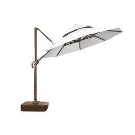 Sombrilla Home ESPRIT Gris oscuro Marrón claro 290 x 350 x 280 cm