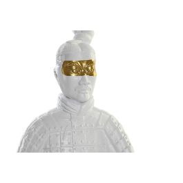 Figura Moderno DKD Home Decor Blanco Dorado 13.5 x 33 x 13.5 cm (4 Unidades)