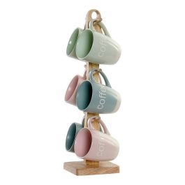 Mug Scandi DKD Home Decor Rosa Verde cm Set de 6 Precio: 26.49999946. SKU: S3014963