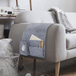 Home Deco Factory Organizador Mandos Sofá Alforja Fieltro Varios Bolsillos Colección Vallee Outlet