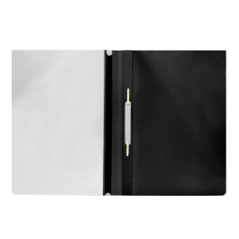 Q-connect Carpeta Dossier Fastener Plástico PVC DIN A4 Negra