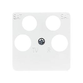 BUSCH-JAEGER Abdeckung BJ 1743/10-04-214 para Antennensteckdose de 4-fach en color alpinweiß (Ankaro) Precio: 18.1016. SKU: B14HTN85KG