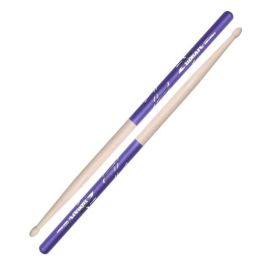 Zildjian 5A Hickory Dip Natural Púrpura Baquetas para Batería - 16" (40.64cm) de Largo y 0.600" (1.52cm) Diámetro
