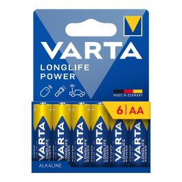 Pila alkalina longlife power aa - lr06 (blister cartón 6 unidades) ø14,5 x 50,5 mm Pila alkalina longlife power aa - lr06 (blister cartón 6 unidades) ø14,5 x 50,5 mm