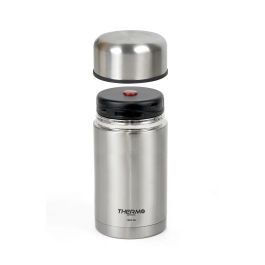 Thermosport Termo Comida Acero Inoxidable 1000 ml - 20 cm Alto x 10.5 cm Ancho x 10.5 cm Largo (6 Unidades)