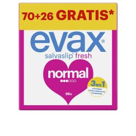Evax Salva-slip normal, con tacto de algodón y neutralizador de olores, 96 unidades Precio: 3.5000004. SKU: B1DH7VL9TE