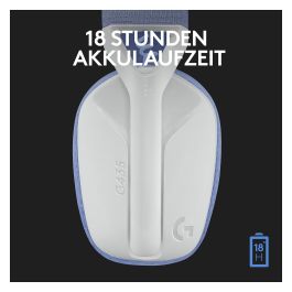 Logitech G435 Auriculares Gaming Inalámbrico LIGHTSPEED Bluetooth Blanco para PC y Consolas