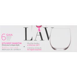 Set de 6 Vasos Gaia 415 cc - LAV (8 Cajas) Set de 6 Vasos Gaia 415 cc - LAV (8 Cajas)