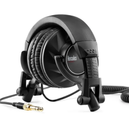 Hercules HDP DJ60 Auriculares DJ - Sonido de alto rendimiento - Aislamiento óptimo - Plegables - Cable de 3m - Negro HER3362934745912