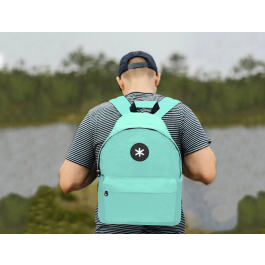 Antartik Mochila Verde Menta con Asas Acolchadas, Bolsillo para Portátil y Bolsillo Antirrobo, 310x160x410 mm