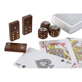Juego Colonial DKD Home Decor Marron Dorado 12 x 7 x 16 cm Set de 5 (2 Unidades) Juego Colonial DKD Home Decor Marron Dorado 12 x 7 x 16 cm Set de 5 (2 Unidades)
