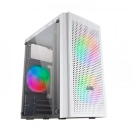 Mars Gaming Caja MC300W Micro-ATX Mini-ITX White Ventilación FRGB Cristal Templado