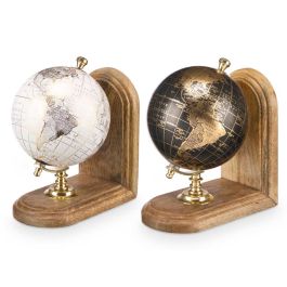 Posalibros Surtidos Mod Oro Giftdecor 18x20x13 cm - Madera, Plástico, Hierro - Blanco, Oro, Negro (6 Unidades) Posalibros Surtidos Mod Oro Giftdecor 18x20x13 cm - Madera, Plástico, Hierro - Blanco, Oro, Negro (6 Unidades)