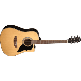 EKO Guitarra Acústica Dreadnought Ranger VI A/E Cutaway Natural, Tapa Abeto, Preamp Eko SE-30