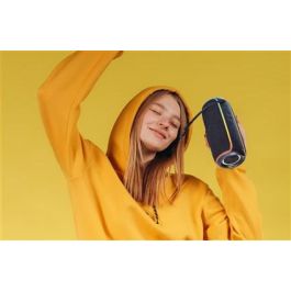 Elbe ALT-N12 Altavoz Bluetooth 20W TWS Negro IPX6 con Luces LED