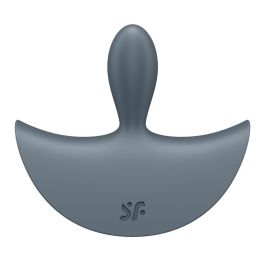 Vibrador Anal Negro Satisfyer Azul Gris Vibrador Anal Negro Satisfyer Azul Gris