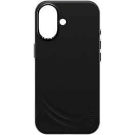 PanzerGlass Feature Flow Case Funda MagSafe iPhone 17 Negra de Silicona Reciclada, Protección Caídas 3.6m Resistente Golpes