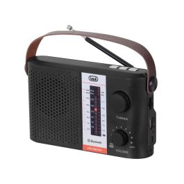 Trevi RA 7F25 BT Radio Portátil Analógica/Digital AM/FM/SW con Bluetooth, USB, MP3, MicroSD, Auriculares y Altavoces - Negro Precio: 19.49999942. SKU: B1EAKGVVKG