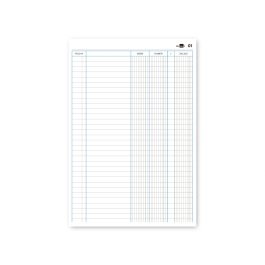 Liderpapel Cuaderno Folio Cartone 100 Hojas Cuentas Corrientes Debe Haber Y Saldo