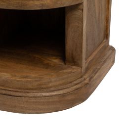 Mueble Tv Natural Madera de Mango Salón 198 X 45 X 50 cm