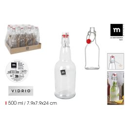 Botella 500 ml con tapón hermético - La Mediterranea (24 Unidades) Precio: 40.94999975. SKU: B1FDHEJEAK