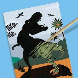 Ses Creative SES8710341014087 Moldear y Pintar Dinosaurios para Rayar - Pasatiempos Creativos