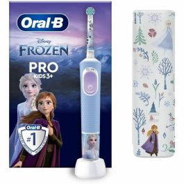 Cepillo de dientes eléctrico - ORAL-B - Niños 1 mango Frozen - 1 cabezal - 1 estuche de viaje - A partir de 3 años Precio: 47.49999958. SKU: B16VQ9QFST