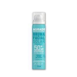 Agrado Bruma Facial Solar SPF 50+ 75 mL Piel Sensible, Resistente al Agua, Tacto Seco, Antiedad, Luz Azul, IR Precio: 6.50000021. SKU: S4509780