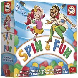 EDUCA EDU8412668201705 Spin & Fun - Juego de equilibrio para agilidad y equilibrio - De 2 a 4 jugadores - A partir de 5 años